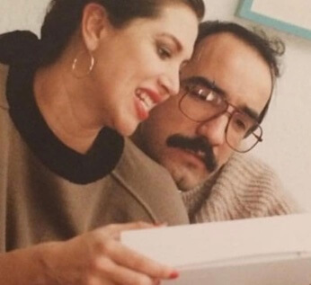 Glenda Reyna with her late husband Carlos Gonzalez